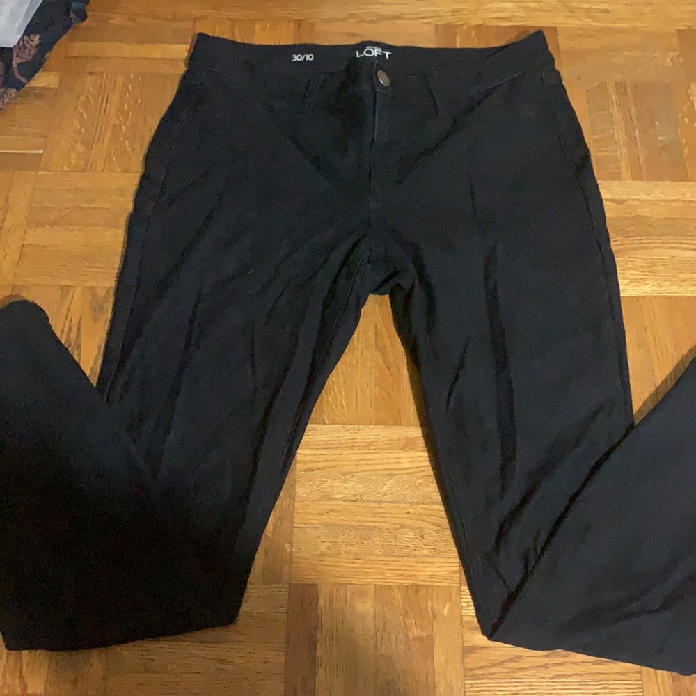 Loft Black skinny jeans
